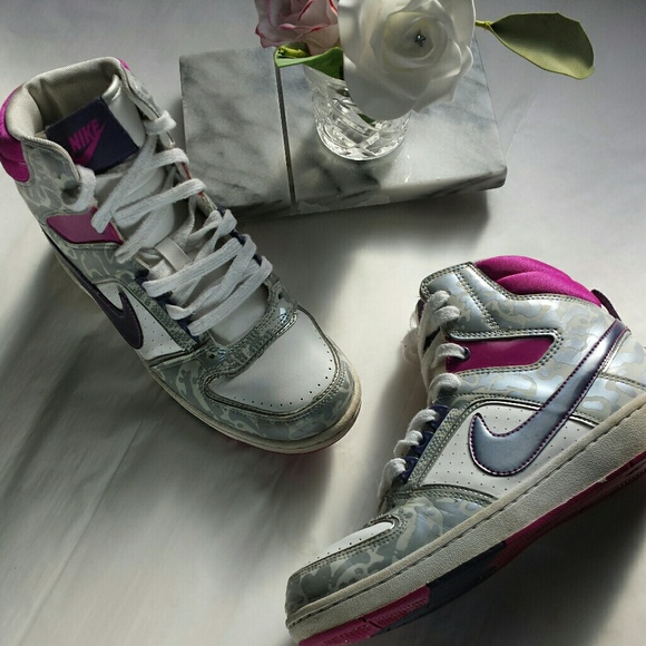 Nike | Shoes | Nike Womens Delta Lite Mid Top Sneakers Gray 75 | Poshmark